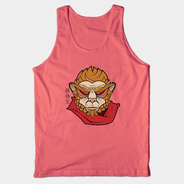 The Handsome Monkey King Tank Top by jacisjake